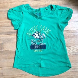 Norte Dame Little girls shirt
